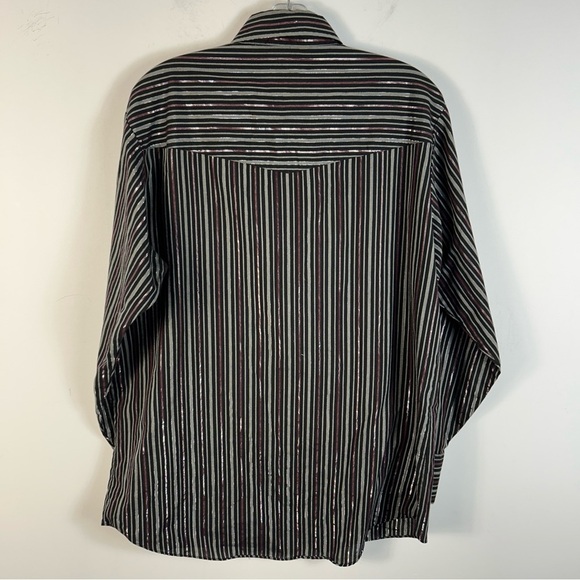 Ely Cattleman Men's Striped Button-Down Shirt L - Picture 3 of 8